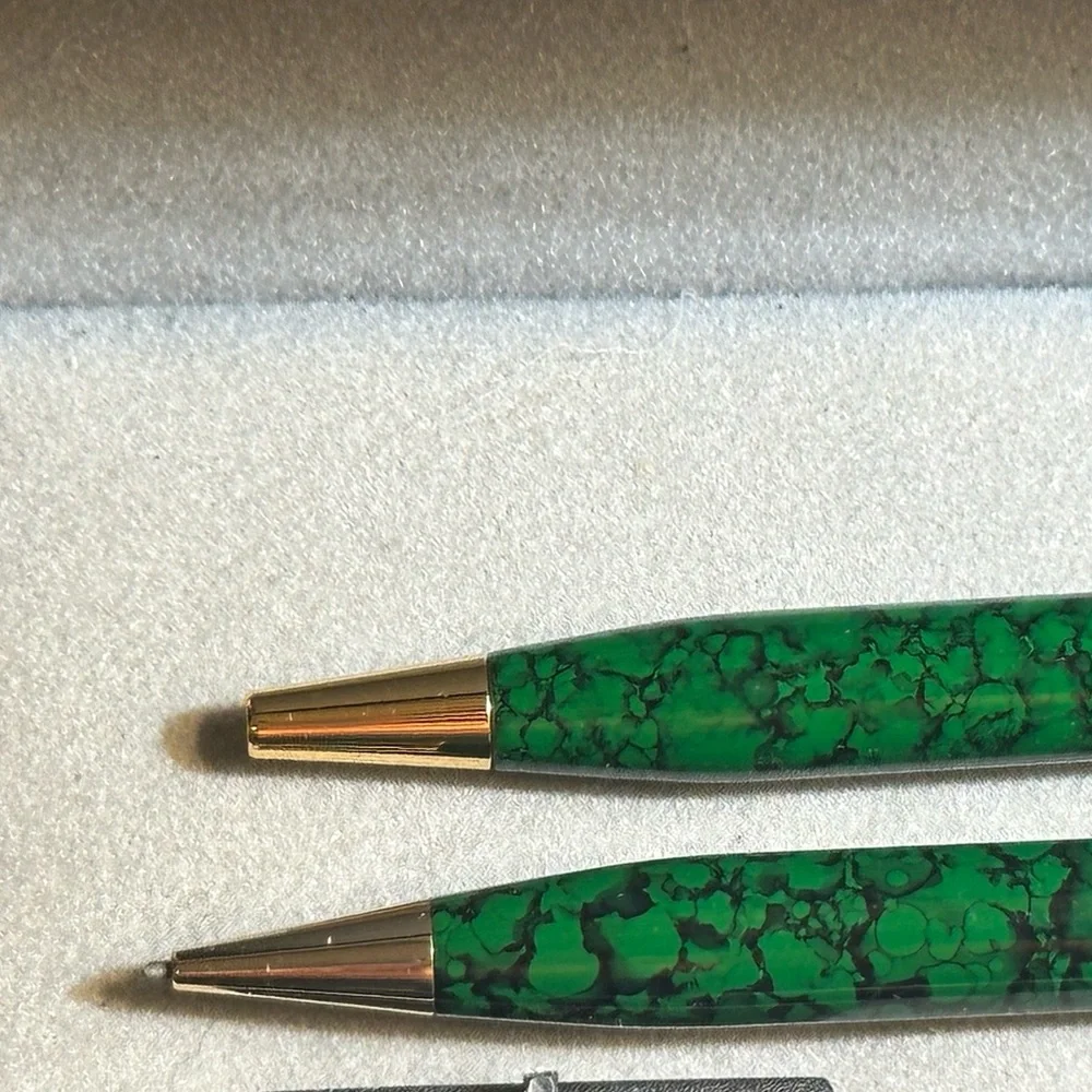 Pierre Cardin Twist Stylus Green Pen & Pencil set